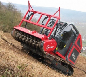 Узнать стоимость самоходного спецшасси PRINOTH RT-200 с мульчером AHWI