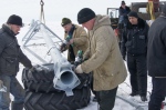 Монтаж концевого элемента на ферму круговой системы полива Монтаж концевого элемента на ферму круговой системы полива