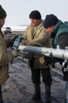 Процесс пайки трубы водоподачи на концевую пушку Процесс пайки трубы водоподачи на концевую пушку