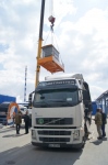 Разгрузка дизельных насосных установок для орошения продолжается Разгрузка дизельных насосных установок для орошения продолжается